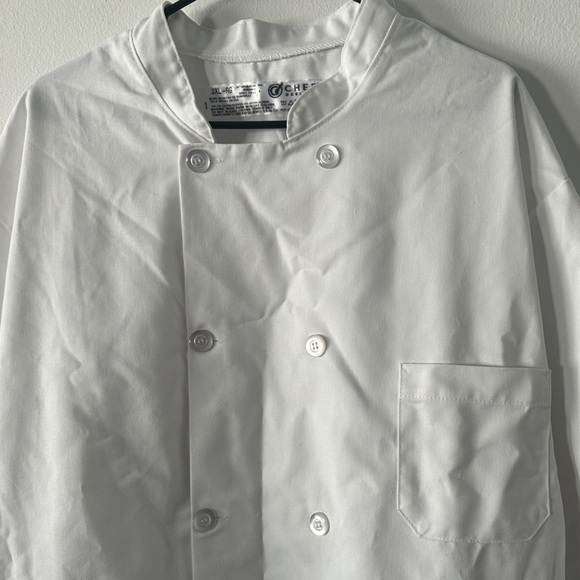 Chef Designs White Chef Jacket Size 3XL - Picture 3 of 7